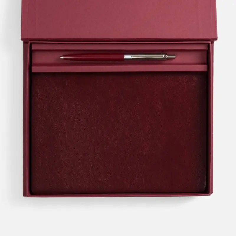 Набор Nebraska Flex, бордовый с серебристым