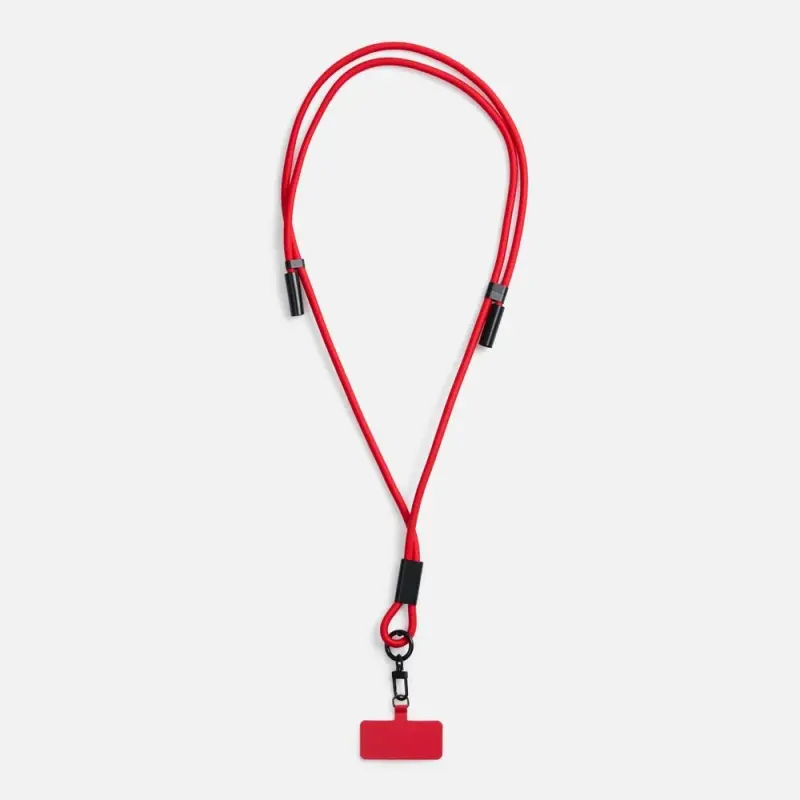 Кабель-ланьярд energyFlex Power Delivery 60 Вт, красный