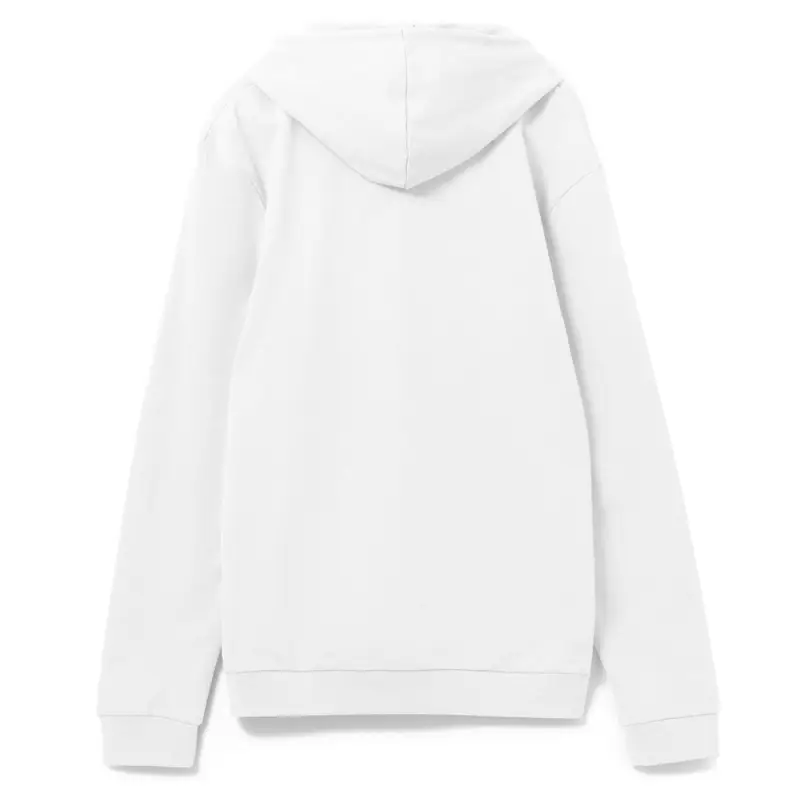 Толстовка с капюшоном унисекс Hoodie, белая, размер S