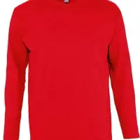 Футболка мужская с длинным рукавом Monarch 150 красная, размер S