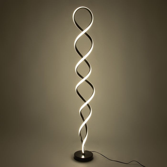 Торшер "Инфинити" LED 30Вт 4000К черный 25х25х156 см