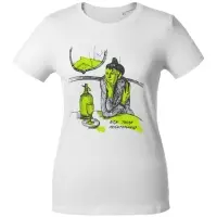 Футболка женская &laquo;Любительница&raquo;, белая, размер L