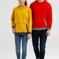 Толстовка Revers, серая с красным, размер XS Толстовка Revers, серая с красным, размер XS