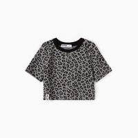 Футболка детская укороченная KAFTAN Trendy grey, р. 38 (146-152)