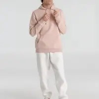 Толстовка с капюшоном унисекс King, розовая, размер XS