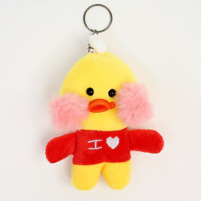 Мягкая игрушка &laquo;Утка: Лалафанфан&raquo;, на брелоке, цвета МИКС