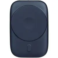 Универсальный магнитный аккумулятор Feel Motion, 5000 мАч, темно-синий Универсальный магнитный аккумулятор Feel Motion, 5000 мАч, темно-синий