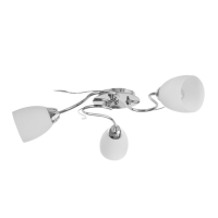 Люстра "Джил" 3х60Вт Е27 Хром 58х58х22см Люстра "Джил" 3х60Вт Е27 Хром 58х58х22см