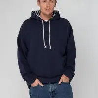 Худи унисекс оверсайз Seamark, темно-синее, размер M/L