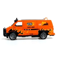 Машина металлическая &laquo;Пламя&raquo;, 1:43, инерция, МИКС