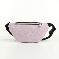 Сумка поясная детская на молнии &laquo;Выбражулька&raquo;, цвет сиреневый