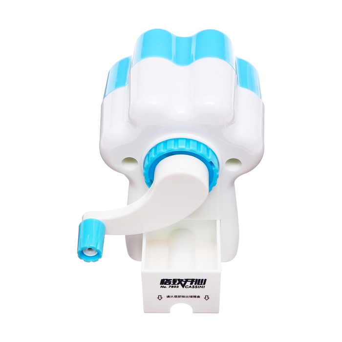 Точилка механическая с контейнером, Лапка синяя Точилка механическая с контейнером, Лапка синяя