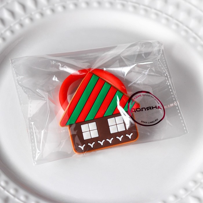 Кольцо для салфеток Доляна &laquo;Зимний домик&raquo;, 6&times;6 см