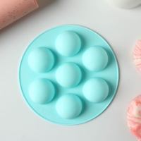 Форма для муссовых десертов и выпечки KONFINETTA &laquo;Спортивные мячи&raquo;, d=15,5 см, цвет бирюзовый