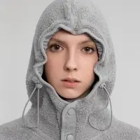 Анорак унисекс Oblako, светло-серый, размер ХL/ХХL Анорак унисекс Oblako, светло-серый, размер ХL/ХХL