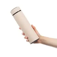 Термос с ситечком Percola, бежевый Термос с ситечком Percola, бежевый