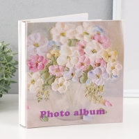 Фотоальбом на 200 фото 10х15 см "Фиалки в горшочке" кожзам 4х21,5х23 см Фотоальбом на 200 фото 10х15 см "Фиалки в горшочке" кожзам 4х21,5х23 см