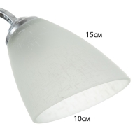 Люстра "Цинния" 5х40Вт Е27 хром 59х59х92(52)см Люстра "Цинния" 5х40Вт Е27 хром 59х59х92(52)см