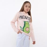 Толстовка для девочек, цвет бежевый , рост 158 см Толстовка для девочек, цвет бежевый , рост 158 см