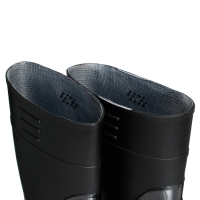 Сапоги резиновые С-27У, ПВХ, утепленные, черные, размер 45