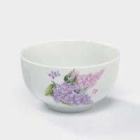 Пиала &laquo;Сирень&raquo;, 330 мл, d=10,7 см, фарфор