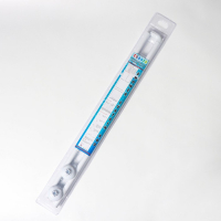 Карниз для ванной комнаты г-образный, 80&times;80 см, цвет белый