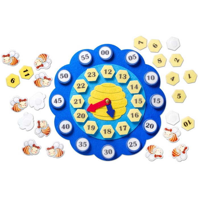 Счётный материал &laquo;Пчёлкины часики&raquo;