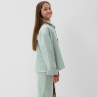 Рубашка детская MINAKU: Jeans collection, цвет мятный, рост 134 см Рубашка детская MINAKU: Jeans collection, цвет мятный, рост 134 см