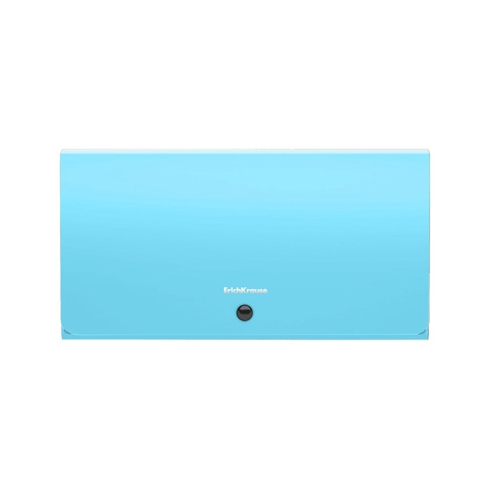 Папка-картотека, 260 х 138 мм (Travel), 12 отделений, 600 мкм, ErichKrause Папка-картотека, 260 х 138 мм (Travel), 12 отделений, 600 мкм, ErichKrause "Diagonal Pastel", на кнопке, тиснение "песок", микс