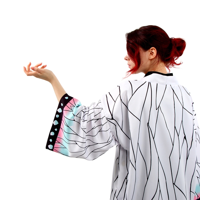 Карнавальное хаори &laquo;Демонический клинок&raquo;, р. 48-50 (XL), цвет белый