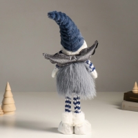 Кукла интерьерная "Ангелочек в серо-синем наряде, серебристые крылья" 44 см Кукла интерьерная "Ангелочек в серо-синем наряде, серебристые крылья" 44 см