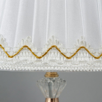 Лампа настольная 16434/1WT Е27 40Вт бело-золотой 27,5х27,5х42 см RISALUX Лампа настольная 16434/1WT Е27 40Вт бело-золотой 27,5х27,5х42 см RISALUX