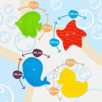Набор для ванной &laquo;Мини &mdash; коврики&raquo;, 8 элементов