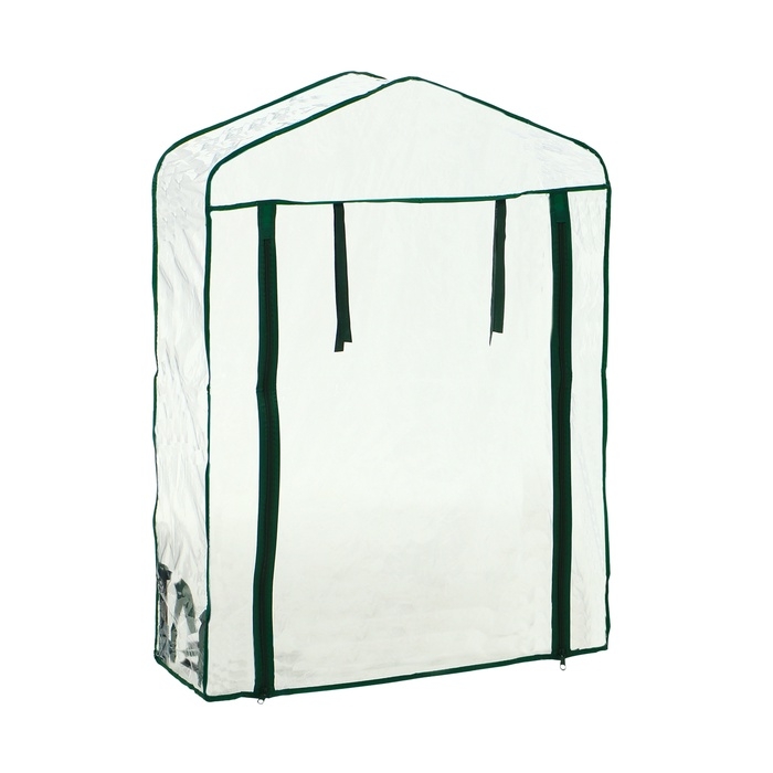 Парник-стеллаж, 2 полки, 93 &times; 22 &times; 69 см, металлический каркас d = 12 мм, чехол плёнка 80 мкм, Greengo