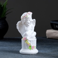 Фигура "Ангелочек на подставке" 5х5х15см Фигура "Ангелочек на подставке" 5х5х15см