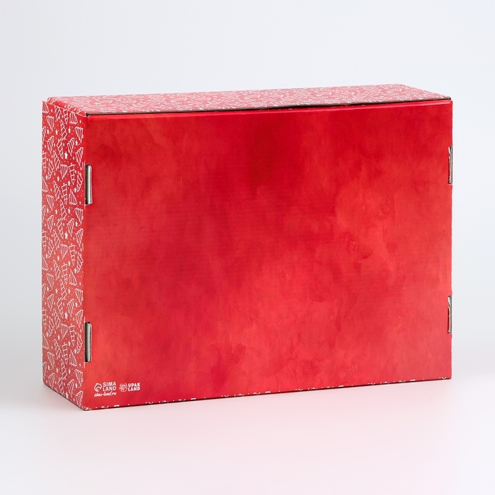 Складная коробка &laquo;Ёлка и подарки&raquo;, 30,7 &times; 22 &times; 9,5 см