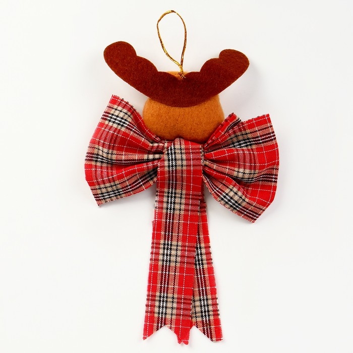 Мягкая игрушка на подвесе «Новый год», виды МИКС Мягкая игрушка на подвесе «Новый год», виды МИКС