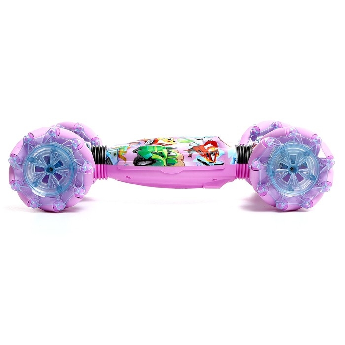 Машинка-перевёртыш HYPER SKIDDING, с управлением жестами, цвет розовый
