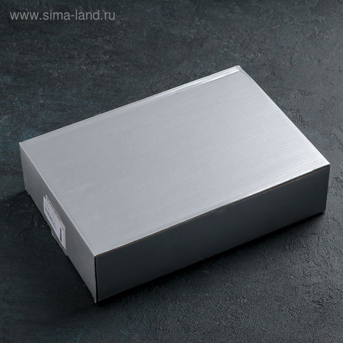 Поднос сервировочный &laquo;Серебряный жемчуг&raquo;, 28&times;18 см, цвет серебряный