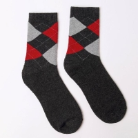 Носки мужские махровые, цвет тёмно-серый, размер 27-29 Носки мужские махровые, цвет тёмно-серый, размер 27-29