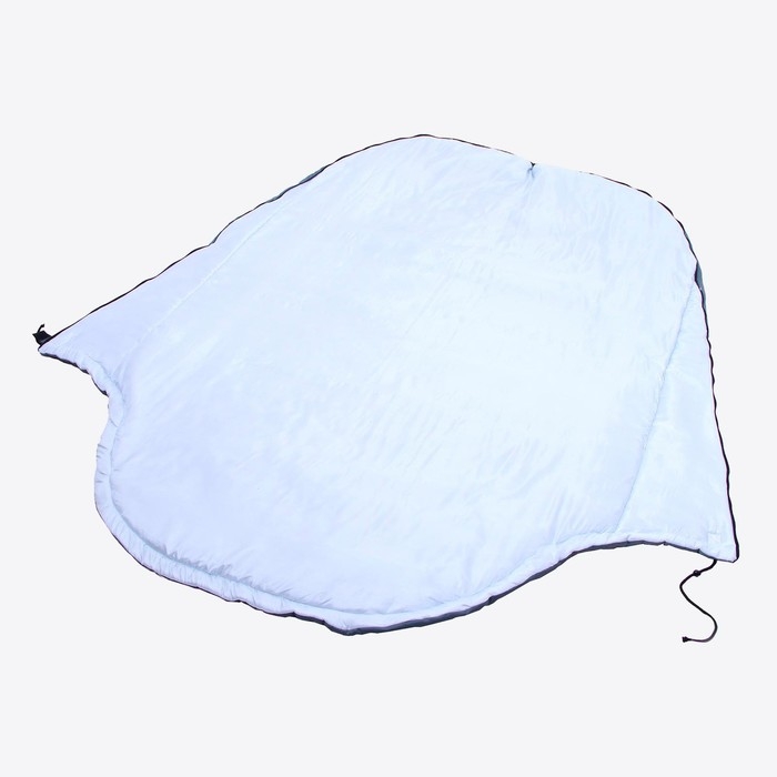 Спальный мешок, размер 230 &times; 100 см., молния по центру, держит тепло до -15 &deg;C, цвет тёмно-серый