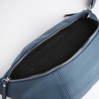 Сумка кросс-боди на молнии, цвет синий