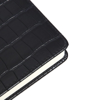 Ежедневник недатированный A5, 160 листов, deVENTE.Grande, твёрдая обложка из искусственной кожи с поролоном, 2 ляссе, блок 70 г/м2, чёрный Ежедневник недатированный A5, 160 листов, deVENTE.Grande, твёрдая обложка из искусственной кожи с поролоном, 2 ляссе, блок 70 г/м2, чёрный