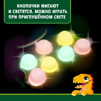 Музыкальная игрушка «Весёлый дино», звук, свет, цвет голубой Музыкальная игрушка «Весёлый дино», звук, свет, цвет голубой