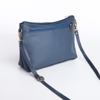 Сумка кросс-боди на молнии, цвет синий Сумка кросс-боди на молнии, цвет синий