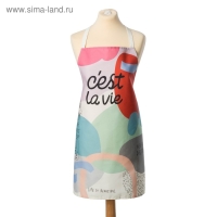Фартук Этель «Се ля ви» 70х60 см, 100% хлопок, саржа 190 г/м2 Фартук Этель «Се ля ви» 70х60 см, 100% хлопок, саржа 190 г/м2