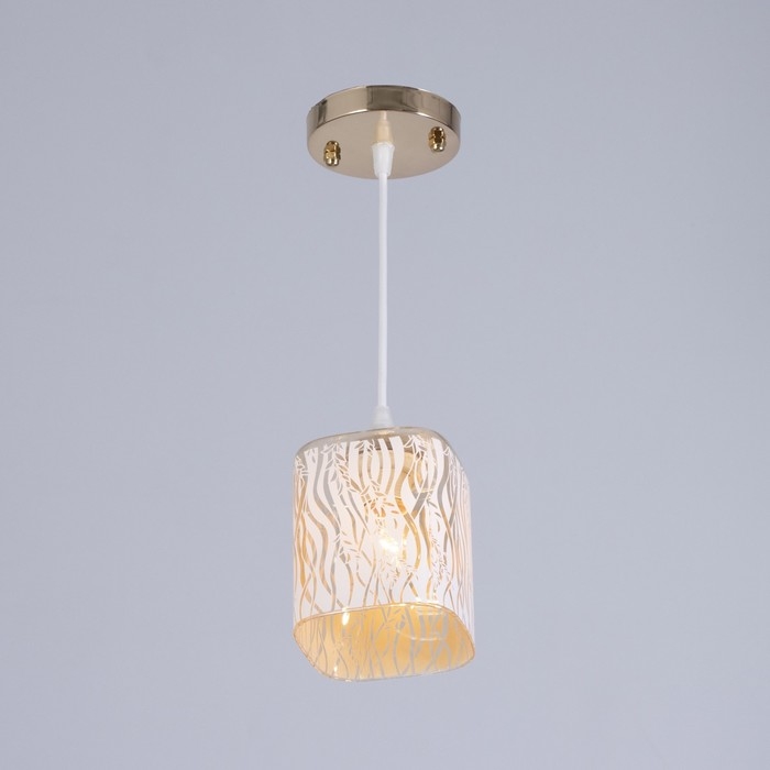 Светильник "Аэлита" 1хЕ27 40Вт золото 12х12х15-115 см