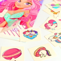 Адвент-календарь с детскими татуировками &laquo;Я люблю единорогов&raquo;