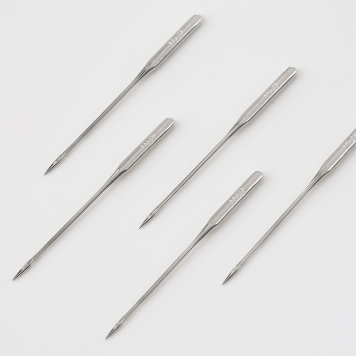 Иглы для бытовых швейных машин, универсальные, №75, 5 шт