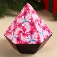 Конфеты &laquo;Для тебя в новый год&raquo; в коробке бриллианте с предсказанием, 150 г.